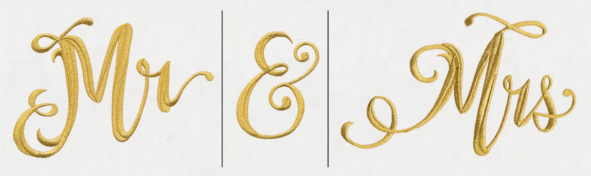 Mr. and Mrs. Script (Split)