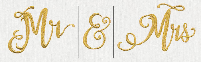 Mr. and Mrs. Script (Split)