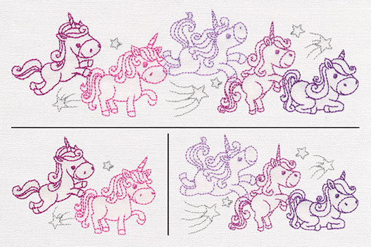 Creature Feature - Unicorn Border (Split)