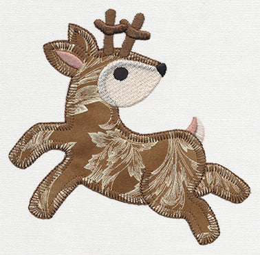 Patchwork Thicket - Fawn (Applique)