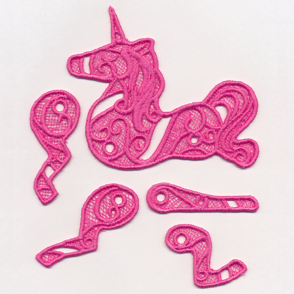 Prancing Unicorn (Lace)