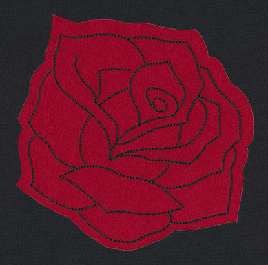 Flash Stitch - Rose (Applique)