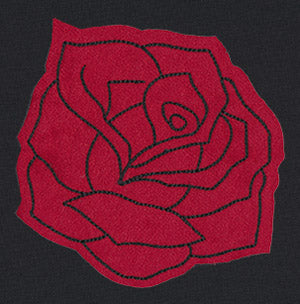 Flash Stitch - Rose (Applique)