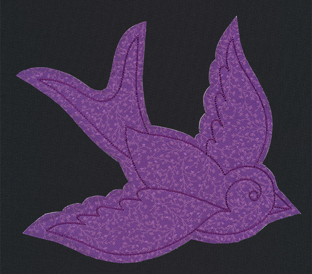 Flash Stitch - Swallow (Applique)