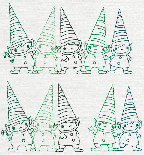 Joyous Elves Border (Split)