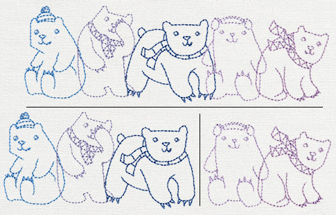 Polar Bear Border (Split)