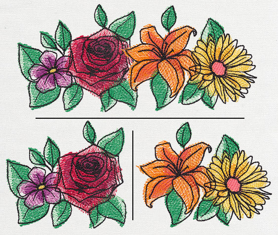 Farmer's Market Flowers (Split)