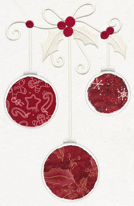 Pretty Ornaments (Reverse Applique)