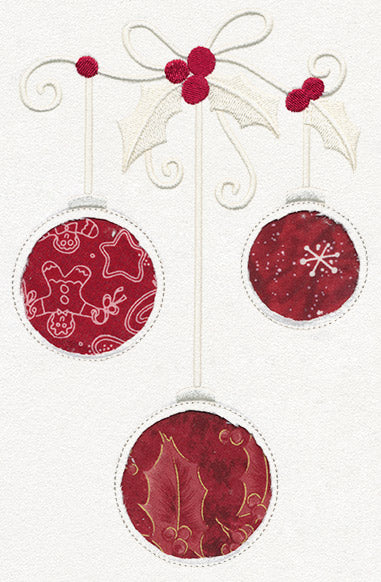Pretty Ornaments (Reverse Applique)