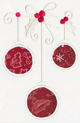 Pretty Ornaments (Reverse Applique)