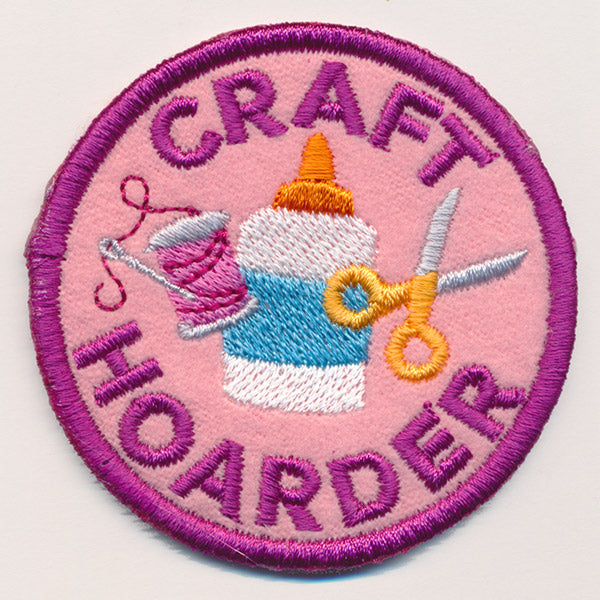 Crafty Merit Badges - Craft Hoarder (Patch)