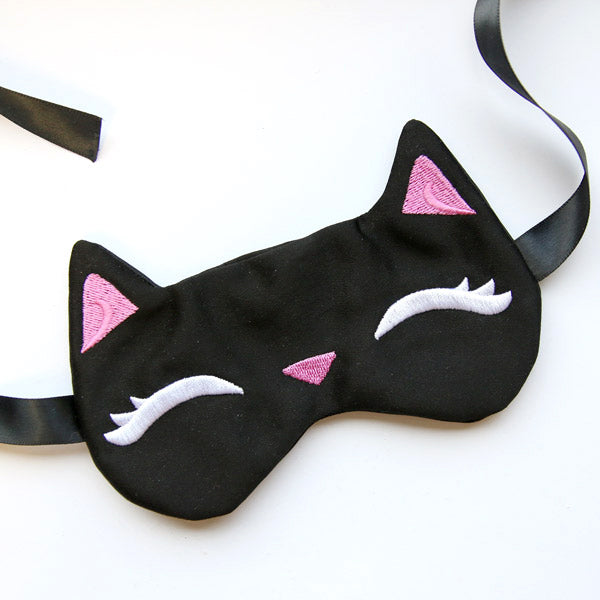 Sleepy Kitty Eye Mask (In the Hoop)