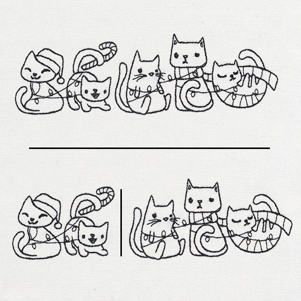 Tangled Kittens Border (Split)
