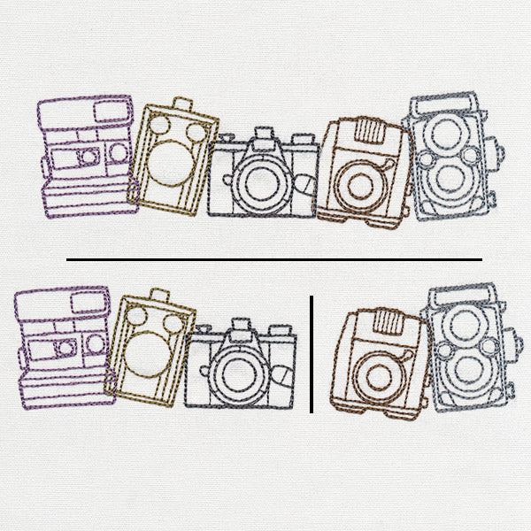 Vintage Camera Border (Split)