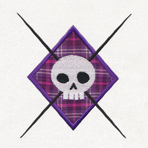 Argyle Skull (Applique)