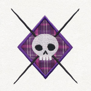 Argyle Skull (Applique)