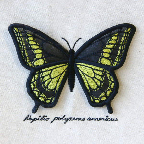Black Swallowtail Display (3D Applique)