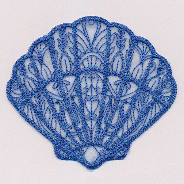 Sea Glass - Fan Shell (Freestanding Organza)
