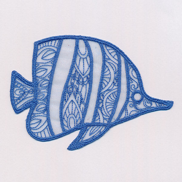 Sea Glass - Butterflyfish (Freestanding Organza)