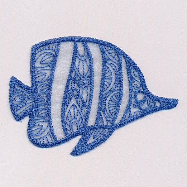 Sea Glass - Butterflyfish (Freestanding Organza)