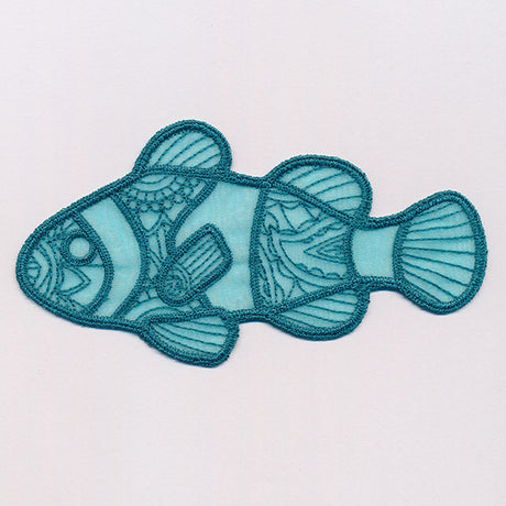 Sea Glass - Clownfish (Freestanding Organza)