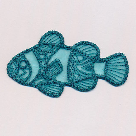 Sea Glass - Clownfish (Freestanding Organza)