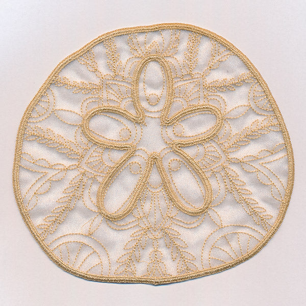 Sea Glass - Sand Dollar (Freestanding Organza)