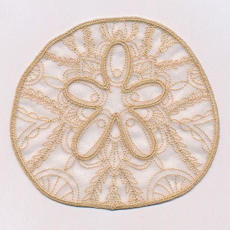 Sea Glass - Sand Dollar (Freestanding Organza)