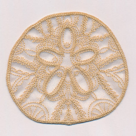 Sea Glass - Sand Dollar (Freestanding Organza)