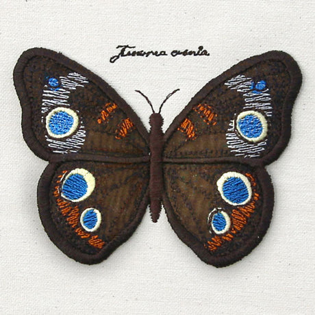 Winged Curiosities - Common Buckeye (3D Applique)