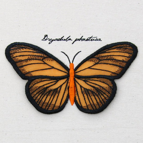 Winged Curiosities - Banded Orange (3D Applique)