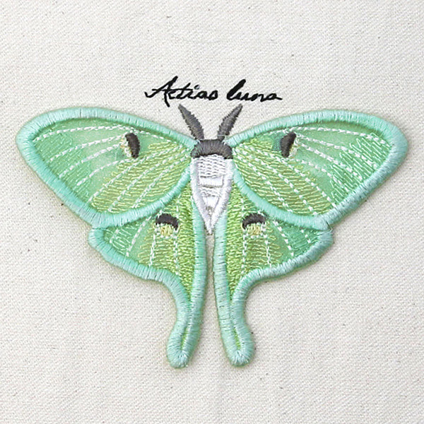 Winged Curiosities - Luna Moth (3D Applique)