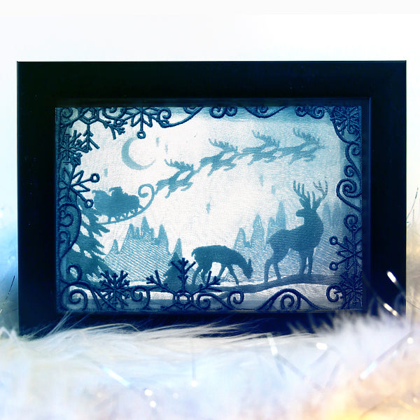 Christmas Flight Scene (Layered)