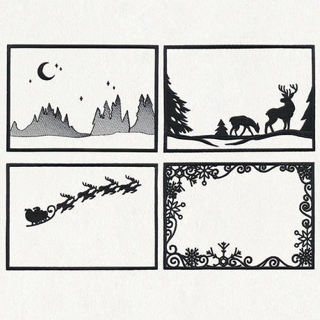 Christmas Flight Scene (Layered)