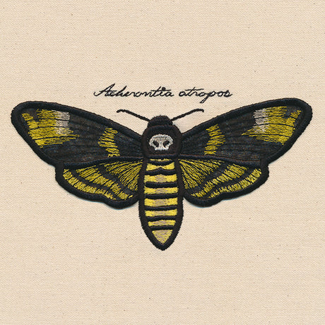 Death's Head Moth (3D Applique)