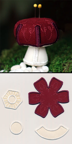 Mushroom Pincushion (Stuffed)