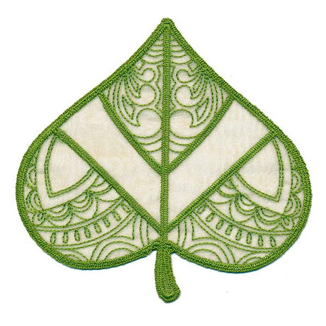 Nature's Charms - Leaf 1 (Freestanding Organza)