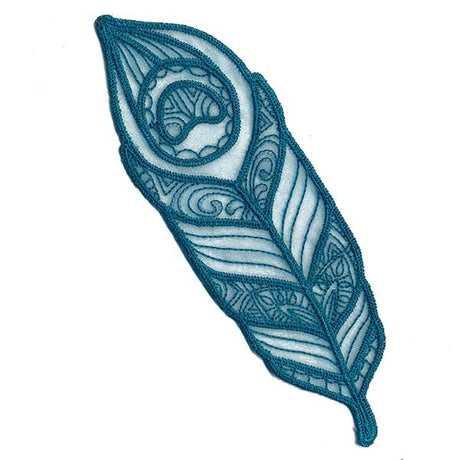 Nature's Charms - Feather 2 (Freestanding Organza)