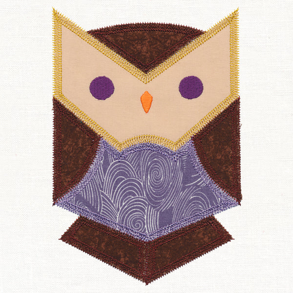 Owl Quilt Block (In-the-Hoop)