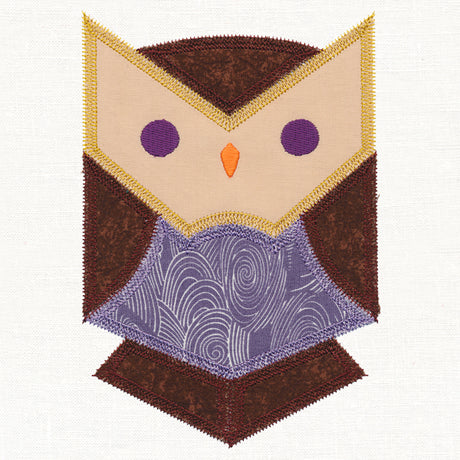 Owl Quilt Block (In-the-Hoop)