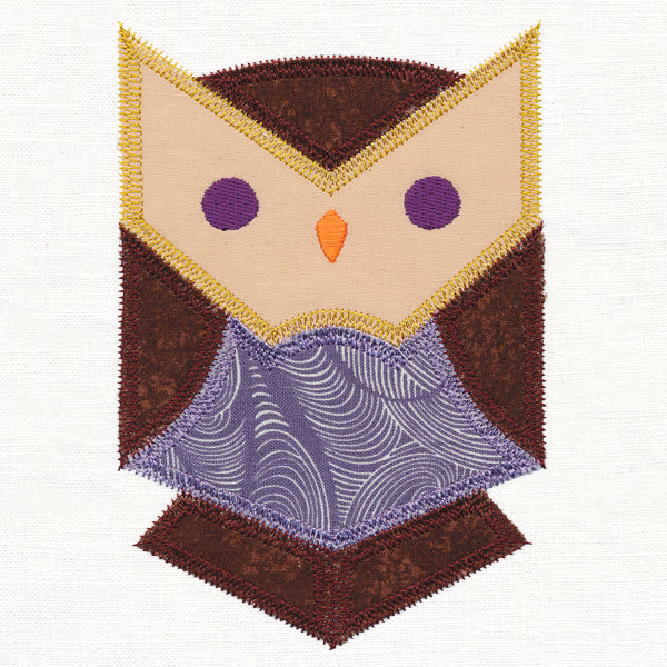 Owl Quilt Block (In-the-Hoop)