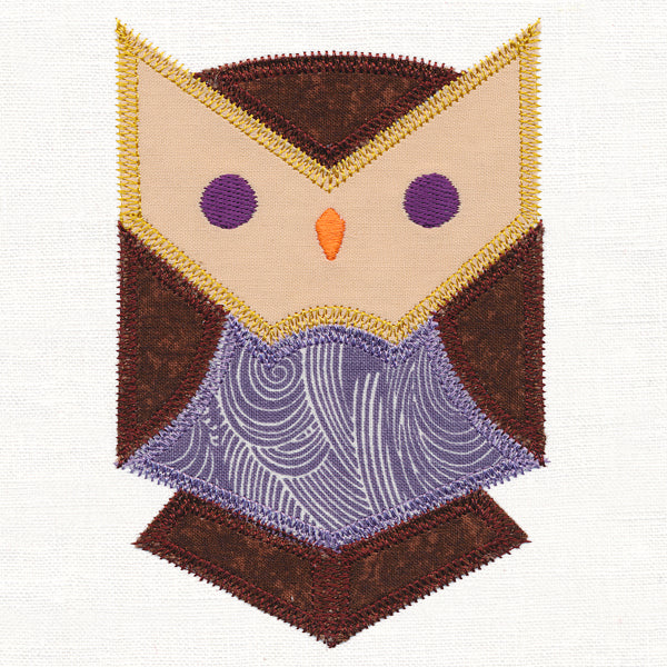 Owl Quilt Block (In-the-Hoop)