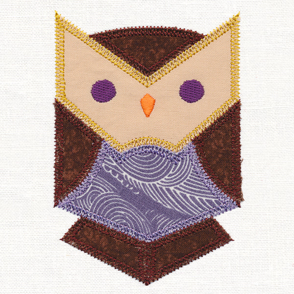 Owl Quilt Block (In-the-Hoop)