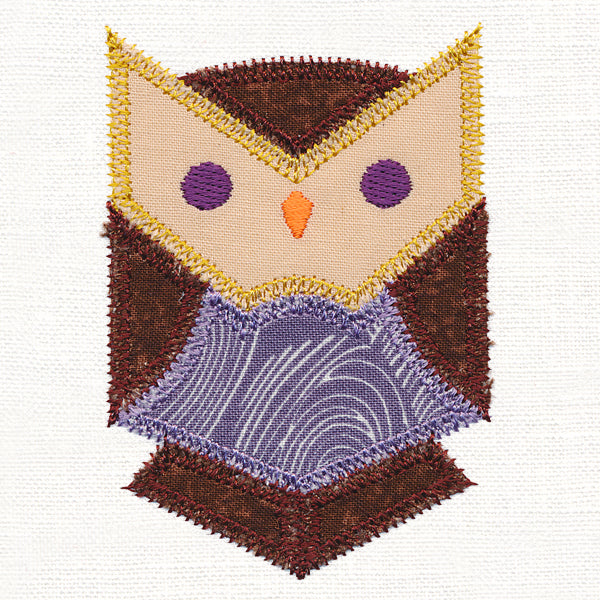 Owl Quilt Block (In-the-Hoop)