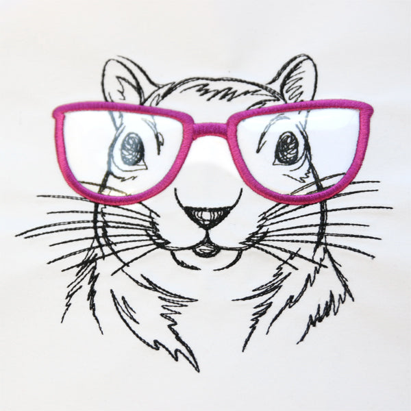 Squirrel Specs (Vinyl Applique)