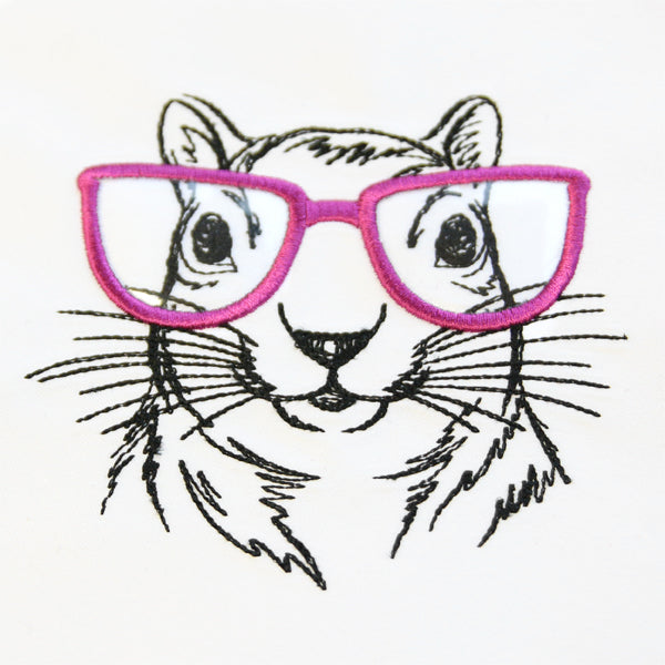 Squirrel Specs (Vinyl Applique)