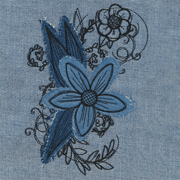 Layered Blooms (Applique)