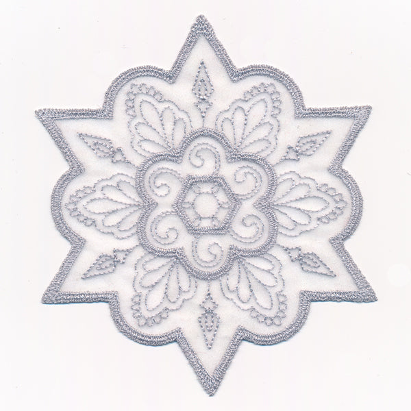 Crystal Snowflake 1 (Freestanding Organza)