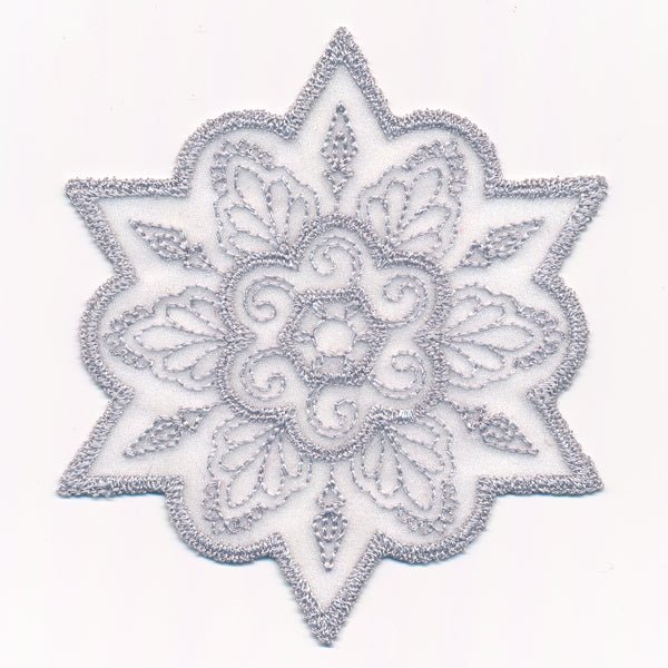 Crystal Snowflake 1 (Freestanding Organza)