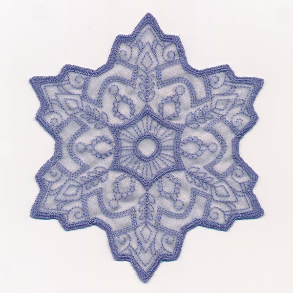 Crystal Snowflake 2 (Freestanding Organza)